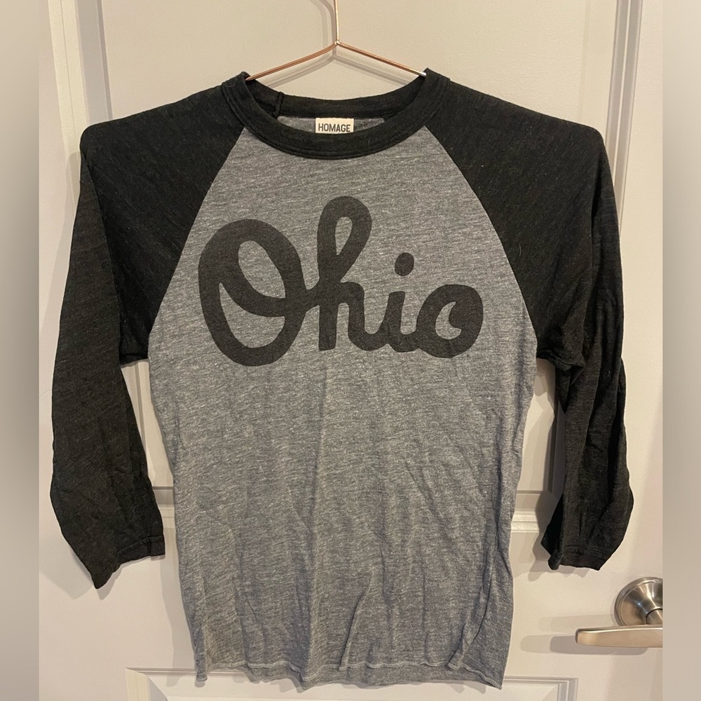 Homage Script Ohio Raglan Shirt